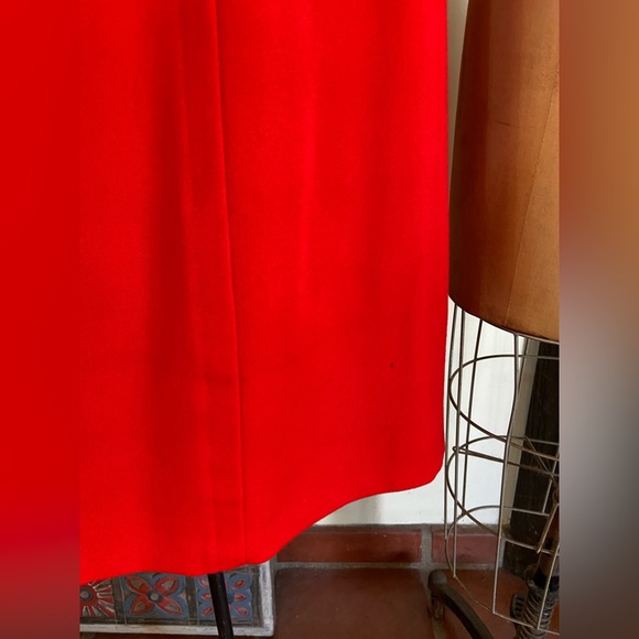 Beautiful Vintage Bright Red Ricco California Dress - Picture 8 of 10